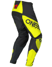 Pantalon cross O'Neal Element Racewear Jaune Fluo 2026 Dos