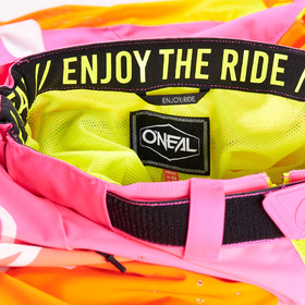 Pantalon cross O'Neal Prodigy Five Six Blanc-Rose Fluo 2026 (2)