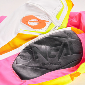 Pantalon cross O'Neal Prodigy Five Six Blanc-Rose Fluo 2026 (3)