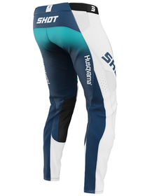 Pantalon cross Shot Aerolite Husqvarna Bleu 2026 Dos