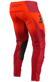 Pantalon cross Shot Aerolite Phase Rouge 2027 Dos