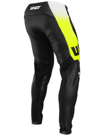Pantalon cross Shot Contact Ionyx Jaune Fluo 2026 Dos