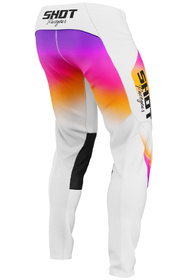 Pantalon cross Shot Contact Stream Blanc 2027 Dos