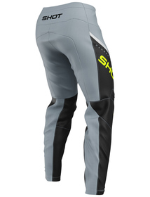 Pantalon cross Shot Devo Daytona Jaune Fluo 2026 Dos