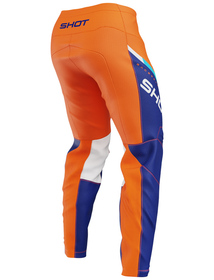 Pantalon cross Shot Devo Daytona Orange 2026 Dos