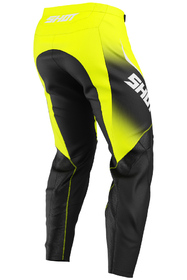Pantalon cross Shot Draw Clash Jaune Fluo 2027 Dos