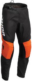 Pantalon Motocross enfant Thor Sector Chev -  Orange Devant
