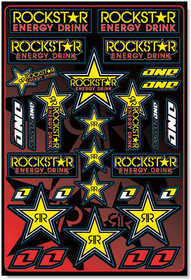 Planche autocollants universels épais One Industries Logo Rockstar