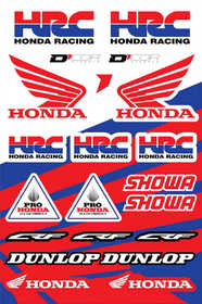 Planche d'autocollants D'Cor Honda HRC