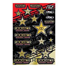 Planche de stickers FX Rockstar Gold