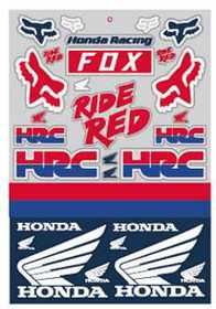 Planche-autocollants-Fox-Honda-Track-Pack-23619-574