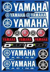 Planche d'autocollants D'Cor Yamaha COR2 40-50-101