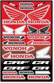 Planche-d'autocollants-Honda Factory Effex