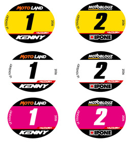 Plaque numéro Le Touquet - Enduropale 2026