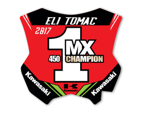 Plaque rouge D'Cor Visuals Tomac 450 MX Champ 2017