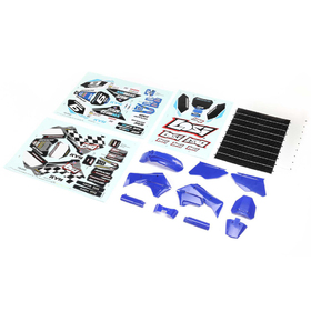 Plastiques Losi Bleu avec kit déco
