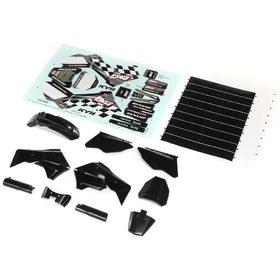 Plastiques Losi Noir avec kit déco