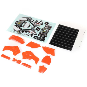 Plastiques Losi Orange avec kit déco