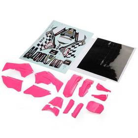 Plastiques Losi Rose avec kit déco
