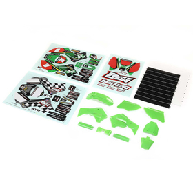 Plastiques Losi Vert avec kit déco