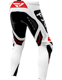 Pantalon cross FXR Podium Relay Blanc-Noir 2026 Dos