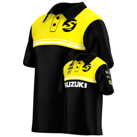 Polo personnalisé Stancy Team Jaune Fluo