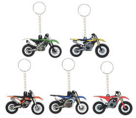 Porte-clé-souple-Moto-cross-Mx-Stickers