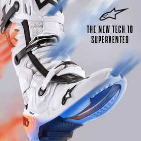 Présentation Bottes cross - Alpinestars - Tech10 SuperVented