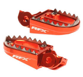 Repose Pieds Moto Cross - RFX - Pro Series 2 Anodisé Orange