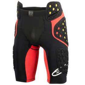 Short de protection Alpinestars Sequence Noir-Rouge