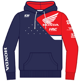 Sweat à capuche D'COR Visuals Team Honda Navy