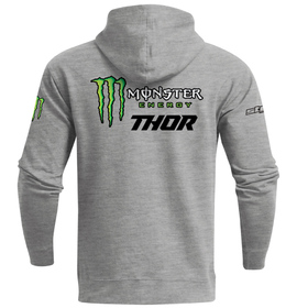Sweat à capuche Thor Monster Thrive Gris Dos