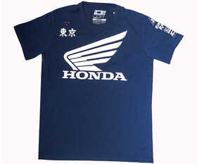 Tee Shirt D'Cor Visuals Honda Factory Navy