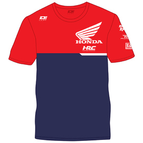 Tee Shirt D'COR Visuals Team Honda Navy