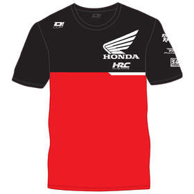 Tee Shirt D'COR Visuals Team Honda Rouge