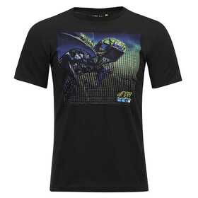 Tee Shirt VR-46 Go Pro Noir