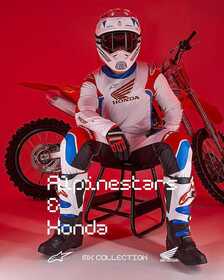 Tenue cross Alpinestars Racer Iconic Honda 2024 (2)