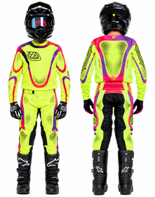 Tenue cross Enfant Troy Lee Designs GP Pro Aura Jaune Fluo 2027