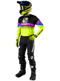 Tenue cross Freegun Devo Attack Neon Yellow