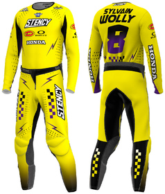 Tenue cross Stency Limited Lightning Jaune (2)
