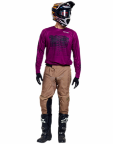 Tenue cross Troy Lee Designs GP Pro Stamp Violet 2026