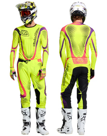 Tenue cross Troy Lee Designs SE Ultra Aura Jaune Fluo 2027