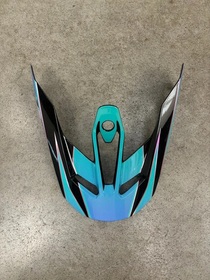 Visière casque cross Fox V3 RS Canvas Aqua 2027