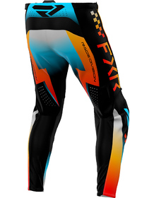 Pantalon cross Enfant FXR Clutch Gris-Orange 2026 Dos