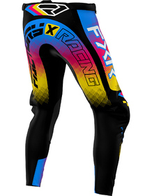 Pantalon cross Enfant FXR Podium Noir-Bleu 2026 Dos
