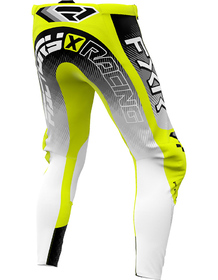 Pantalon cross Enfant FXR Podium Jaune Fluo-Noir 2026 Dos