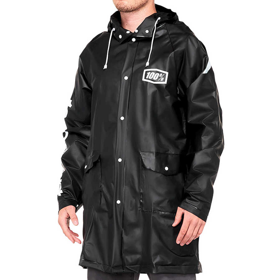 Veste de pluie 100% Torrent Noir